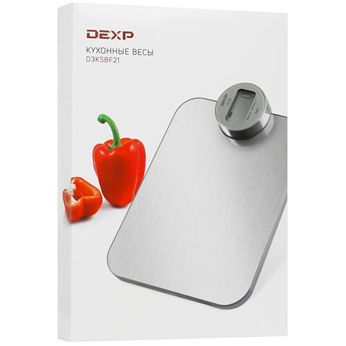 Купить Кухонные весы DEXP D3KSBF21 серый  4832162. Характеристики, отзывы и цены в Донецке