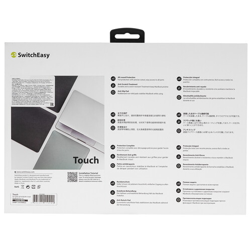 Купить 13.3" Накладка SwitchEasy Touch MacBook Protective Case черный  9122496. Характеристики, отзывы и цены в Донецке