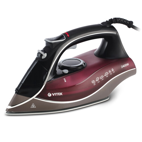 Купить Утюг VITEK VT-1240 (BD) бордовый  8110672. Характеристики, отзывы и цены в Донецке