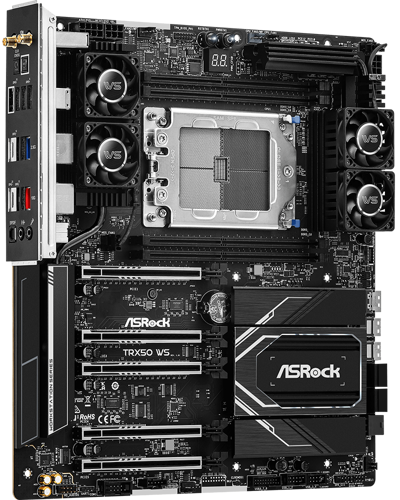 Купить Материнская плата ASRock TRX50 WS  5454997. Характеристики, отзывы и цены в Донецке