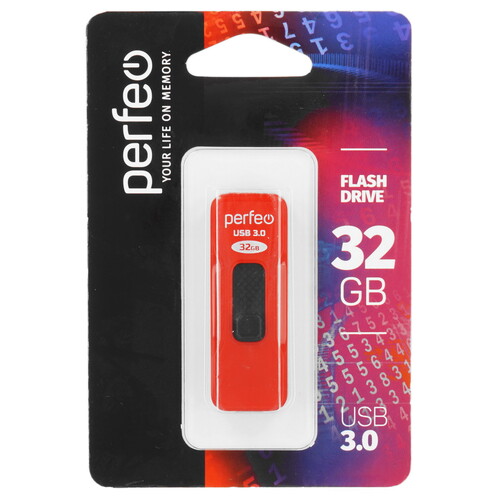 Купить Память USB Flash 32 ГБ Perfeo S05 [PF-S05R032]  9209057. Характеристики, отзывы и цены в Донецке