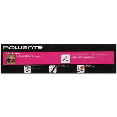 Купить Щипцы для завивки волос Rowenta Curling Tong CF2119F0  5073473. Характеристики, отзывы и цены в Донецке