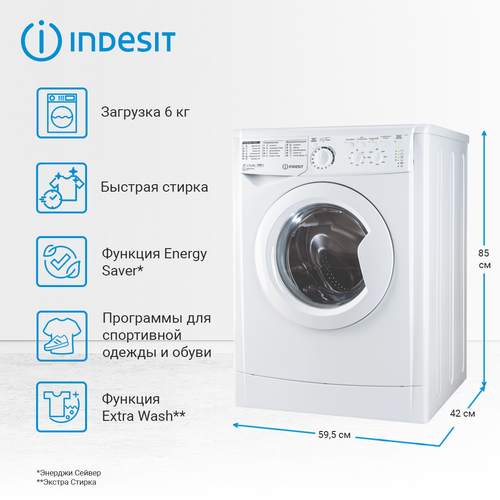 Купить Стиральная машина Indesit MSC 615 белый  9950785. Характеристики, отзывы и цены в Донецке