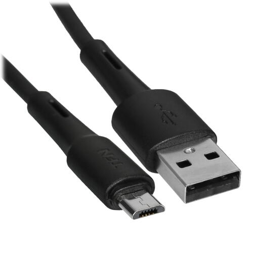 Купить Кабель круглый TFN micro USB - USB 2.0 Type-A черный 1 м  5465802. Характеристики, отзывы и цены в Донецке