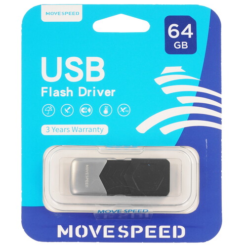 Купить Память USB Flash 64 ГБ Movespeed YSUKS [YSUKS-64G3N]  5498962. Характеристики, отзывы и цены в Донецке