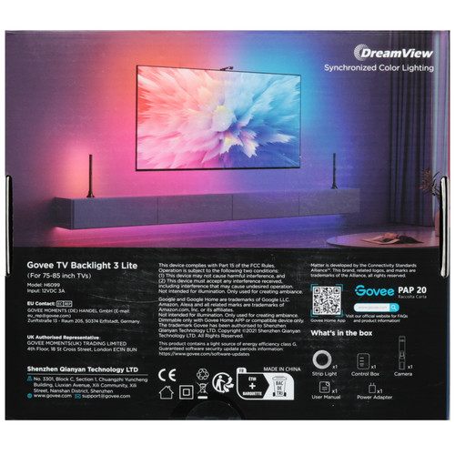 Купить Подсветка для телевизора Govee TV Backlight 3 Lite H6099  5488121. Характеристики, отзывы и цены в Донецке