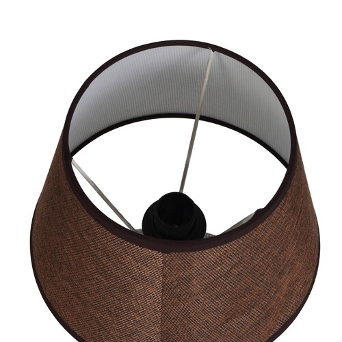 Купить Настольный светильник RISALUX Инес коричневый  9176732. Характеристики, отзывы и цены в Донецке