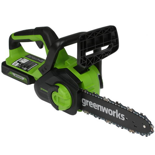 Купить Аккумуляторная цепная пила GreenWorks G24CS25K2  24V  5081470. Характеристики, отзывы и цены в Донецке