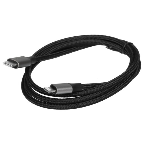 Купить Кабель круглый Ugreen Lightning 8-pin MFI - USB Type-C черный 1 м  9983458. Характеристики, отзывы и цены в Донецке