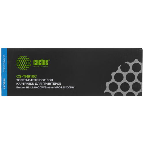 Купить Картридж лазерный Cactus CS-TN910C голубой, с чипом  9914012. Характеристики, отзывы и цены в Донецке