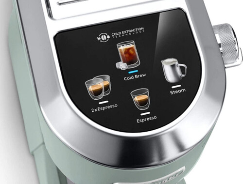 Купить Кофеварка рожковая Delonghi EC890.GR зеленый  5643010. Характеристики, отзывы и цены в Донецке