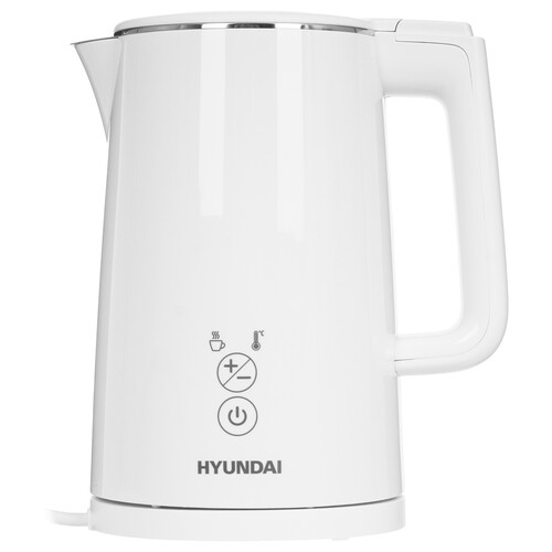 Купить Электрочайник Hyundai HYK-S5508 белый  9228379. Характеристики, отзывы и цены в Донецке