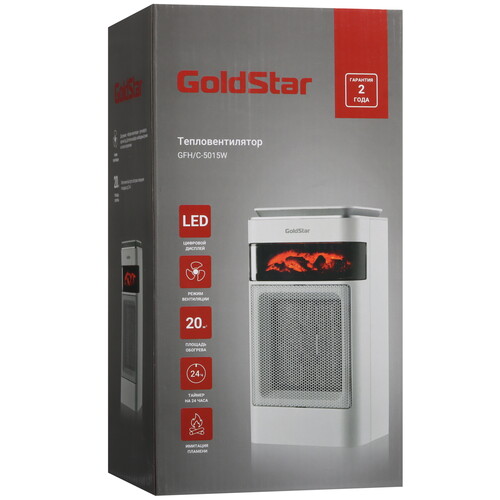 Купить Тепловентилятор GoldStar GFH/С-5015W  9290872. Характеристики, отзывы и цены в Донецке