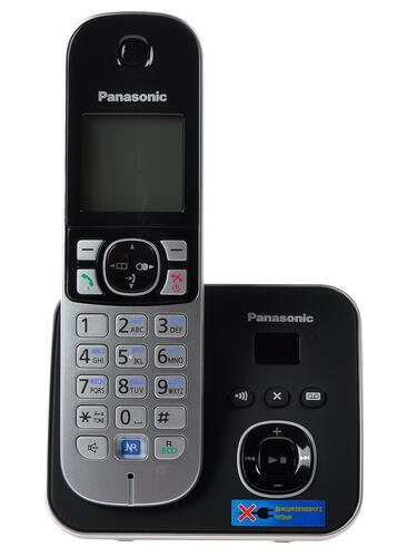 Купить Телефон беспроводной (DECT) Panasonic KX-TG6821RUB  0168980. Характеристики, отзывы и цены в Донецке