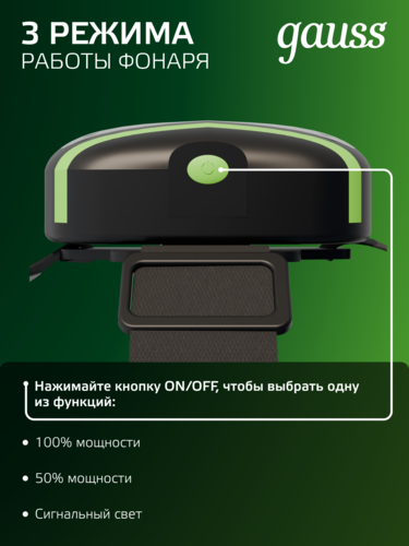 Купить Фонарь Gauss GFL307  9174967. Характеристики, отзывы и цены в Донецке
