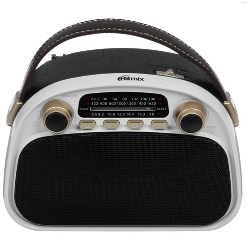 Купить Радиоприемник Ritmix RPR-040 белый  9201111. Характеристики, отзывы и цены в Донецке