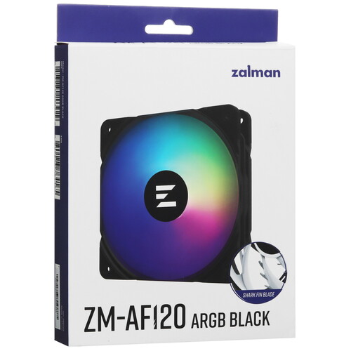 Купить Вентилятор ZALMAN ZM-AF120 ARGB  черный  5438366. Характеристики, отзывы и цены в Донецке