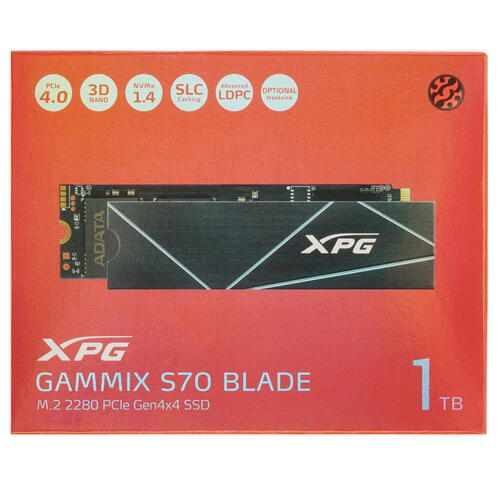 Купить 1000 ГБ M.2 NVMe накопитель ADATA XPG BLADE S70 [AGAMMIXS70B-1T-CS]  4792800. Характеристики, отзывы и цены в Донецке