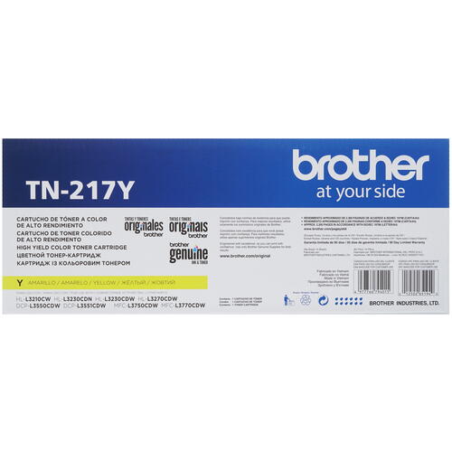 Купить Картридж лазерный Brother TN-217Y желтый  1296590. Характеристики, отзывы и цены в Донецке