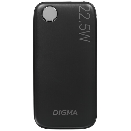 Купить Портативный аккумулятор Digma DGPF10B черный  5479319. Характеристики, отзывы и цены в Донецке
