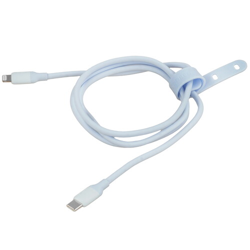 Купить Кабель круглый Ugreen Lightning 8-pin MFI - USB Type-C голубой 1 м  9983420. Характеристики, отзывы и цены в Донецке