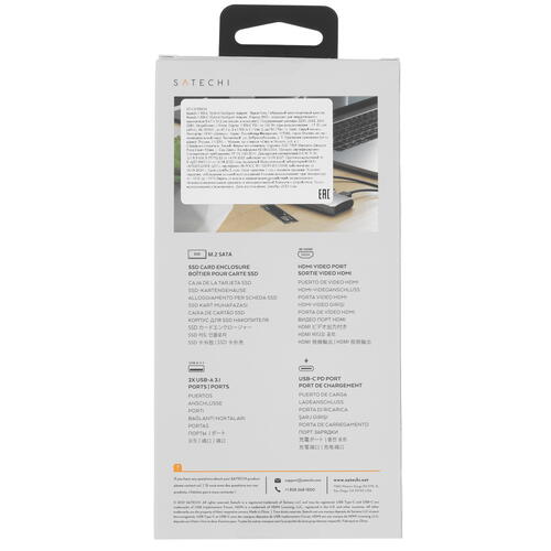 Купить Док-станция Satechi USB-C Hybrid Multiport Adapter  9122101. Характеристики, отзывы и цены в Донецке