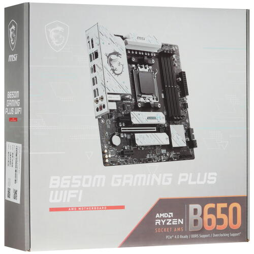 Купить Материнская плата MSI B650M GAMING PLUS WIFI  5446379. Характеристики, отзывы и цены в Донецке