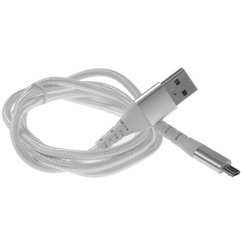 Купить Кабель круглый DEXP micro USB - USB 2.0 Type-A белый 1 м  4834150. Характеристики, отзывы и цены в Донецке