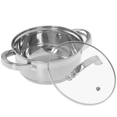 Купить Кастрюля Appetite Rondy SH07163 1.5 л 14 см серый  9294711. Характеристики, отзывы и цены в Донецке