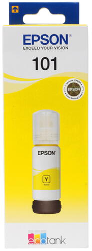Купить Чернила водорастворимые Epson 101 [C13T03V44A] желтый  1209643. Характеристики, отзывы и цены в Донецке