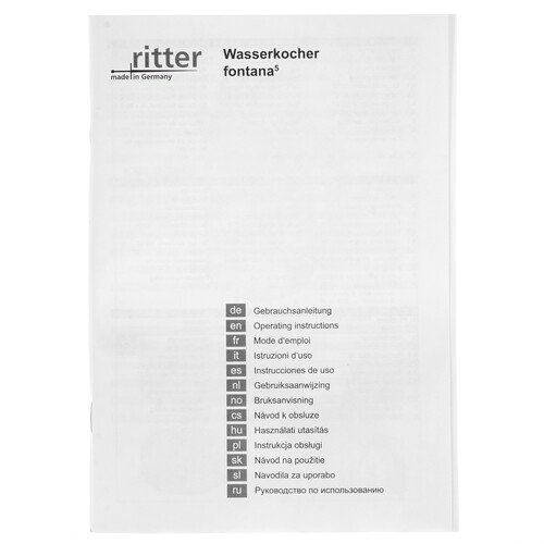 Купить Электрочайник Ritter FONTANA 5 красный  5340786. Характеристики, отзывы и цены в Донецке