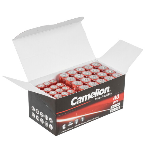 Купить Набор батареек Camelion Plus Alkaline COMBO40 AAA (LR03/FR03), AA (LR6/ER14505/FR6/R6P)  9117700. Характеристики, отзывы и цены в Донецке