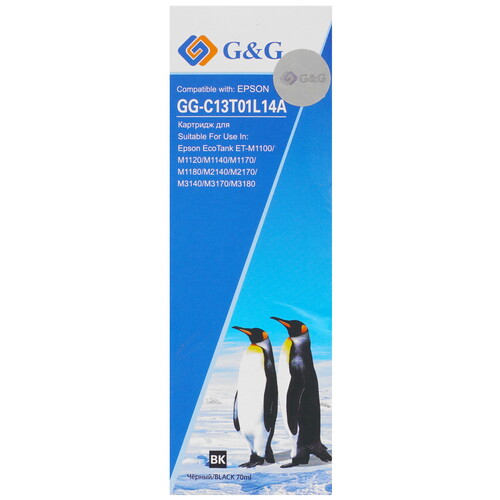 Купить Чернила пигментные G&G GG-C13T01L14A матовый черный  4742440. Характеристики, отзывы и цены в Донецке