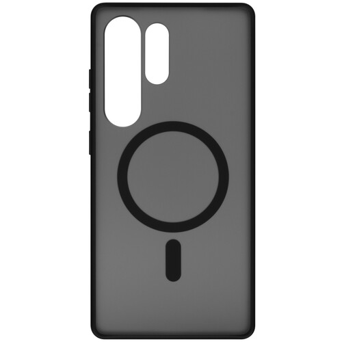 Купить Накладка  uBear Cloud Mag Case для Samsung Galaxy S25 Ultra черный/прозрачный  5617322. Характеристики, отзывы и цены в Донецке