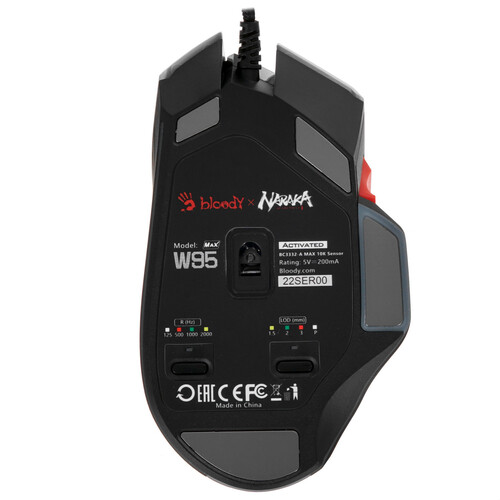 Купить Мышь проводная A4Tech Bloody W95 Max Naraka  9295944. Характеристики, отзывы и цены в Донецке