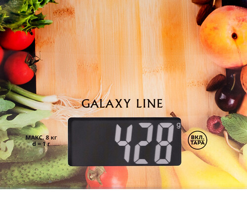 Купить Кухонные весы Galaxy LINE GL 2817 бежевый  9061364. Характеристики, отзывы и цены в Донецке