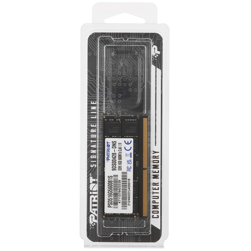 Купить Оперативная память SODIMM Patriot Signature Line [PSD516G560081S] 16 ГБ  5449938. Характеристики, отзывы и цены в Донецке