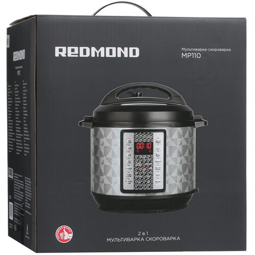 Купить Мультиварка-скороварка Redmond MP110 серый  9029247. Характеристики, отзывы и цены в Донецке