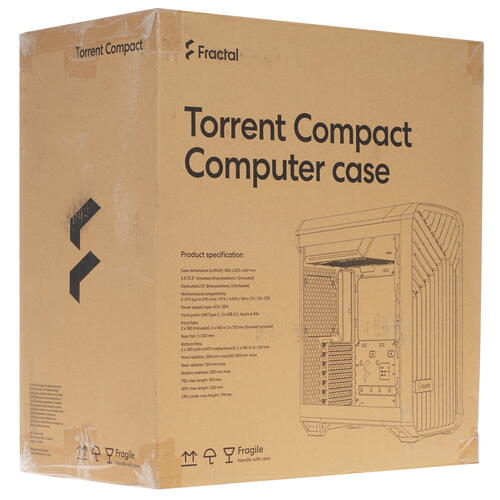 Купить Корпус Fractal Design Torrent Compact RGB  5009324. Характеристики, отзывы и цены в Донецке