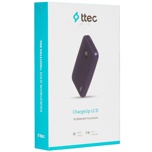 Купить Портативный аккумулятор TTEC ChargeUp LCD синий  9140719. Характеристики, отзывы и цены в Донецке