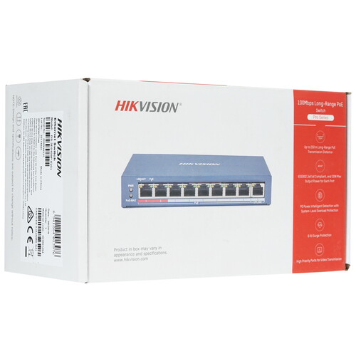 Купить Коммутатор Hikvision DS-3E0109P-E(C)  8157943. Характеристики, отзывы и цены в Донецке