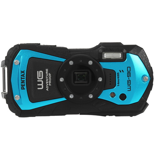 Купить Компактный фотоаппарат PENTAX WG-90 синий  9157356. Характеристики, отзывы и цены в Донецке