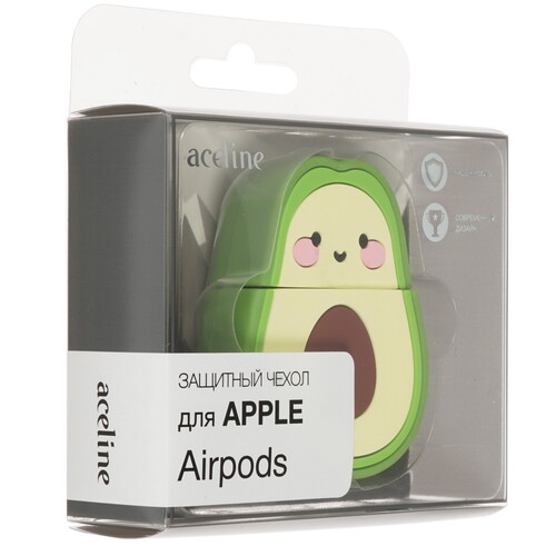 Купить Чехол Aceline для Aceline LightPods, Apple AirPods, Apple AirPods 2, зеленый  4749568. Характеристики, отзывы и цены в Донецке