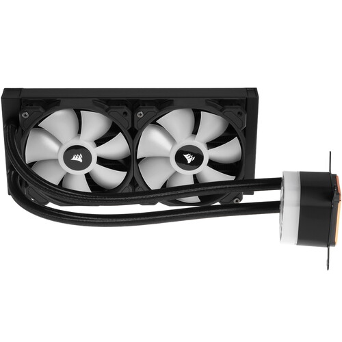 Купить Система охлаждения Corsair H100 RGB черная  5609948. Характеристики, отзывы и цены в Донецке