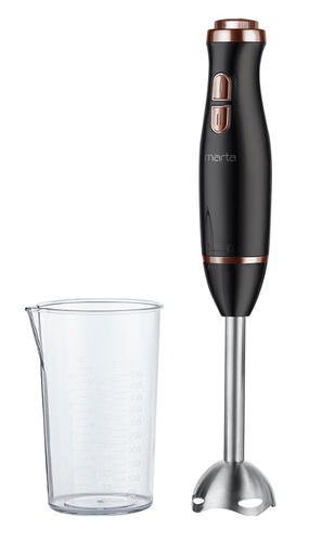 Купить Блендер погружной MARTA MT-KP1597A черный  9071440. Характеристики, отзывы и цены в Донецке