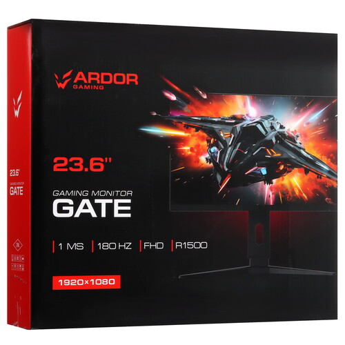 Купить 23.6" Монитор ARDOR GAMING GATE AF24H3 черный  9146432. Характеристики, отзывы и цены в Донецке