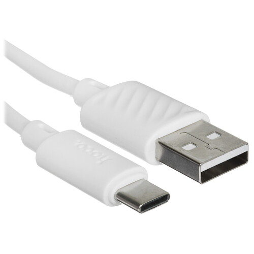 Купить Кабель круглый Hoco USB Type-C - USB 2.0 Type-A белый 2 м  5635372. Характеристики, отзывы и цены в Донецке
