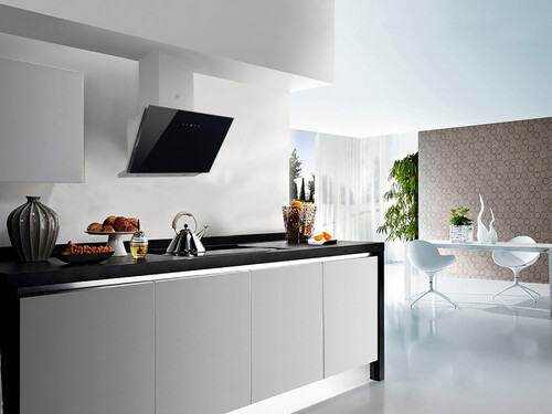 Купить Вытяжка наклонная MBS ABELIA 160 GLASS черный/черный  8189822. Характеристики, отзывы и цены в Донецке