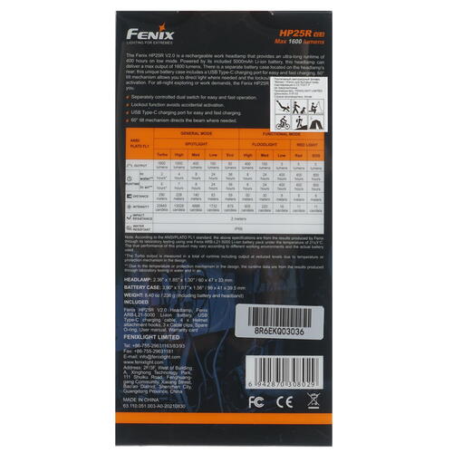 Купить Фонарь Fenix HP25RV2.0  9923889. Характеристики, отзывы и цены в Донецке