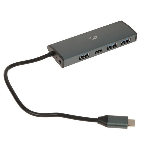 Купить USB-разветвитель Digma HUB-3U3.0С-UC-G  8130644. Характеристики, отзывы и цены в Донецке